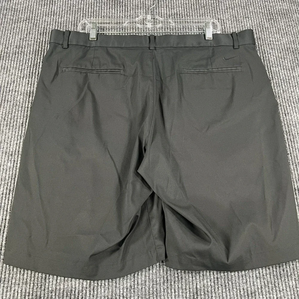 Nike Mens Shorts Size 38 Black Golf Standard Fit Chino Dri-Fit Lightweight